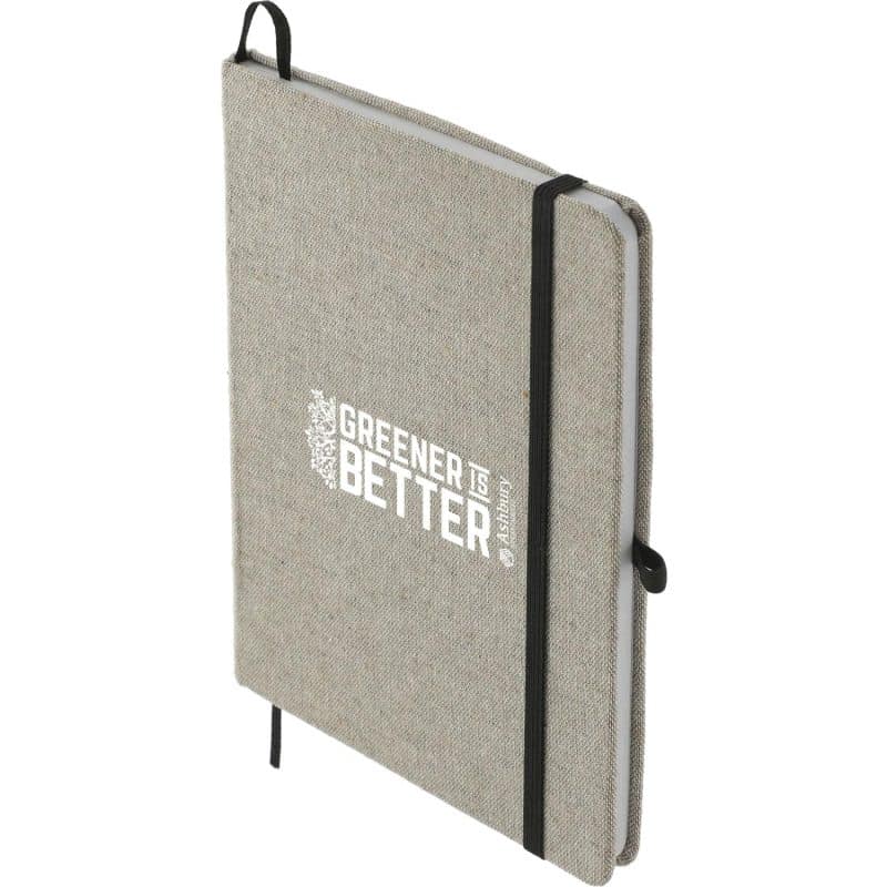 Custom 5'' x 7'' FSC® Recycled Cotton Bound Notebook - 9