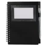 Custom 5'' x 7'' FSC® Recycled Star Spiral Notebook with Pen - 1