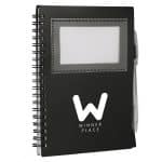 Custom 5'' x 7'' FSC® Recycled Star Spiral Notebook with Pen - 3