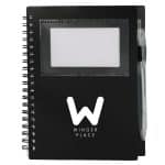 Custom 5'' x 7'' FSC® Recycled Star Spiral Notebook with Pen - 5