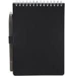 Custom 5'' x 7'' Mineral Stone Field Reporter Notebook with Pen - 6