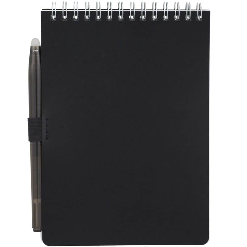 Custom 5'' x 7'' Mineral Stone Field Reporter Notebook with Pen - 6