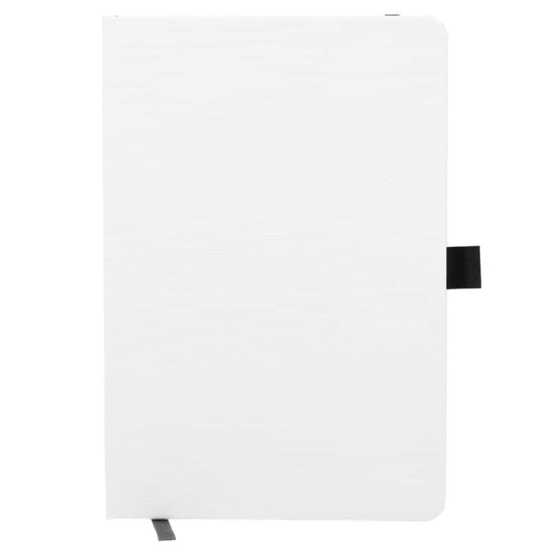 Custom 5.5'' x 8.5'' FSC® Recycled Bamboo Fiber Bound Notebook - 1