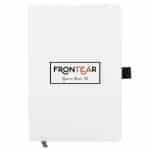 Custom 5.5'' x 8.5'' FSC® Recycled Bamboo Fiber Bound Notebook