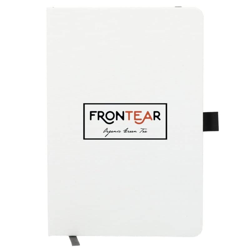 Custom 5.5'' x 8.5'' FSC® Recycled Bamboo Fiber Bound Notebook - 2