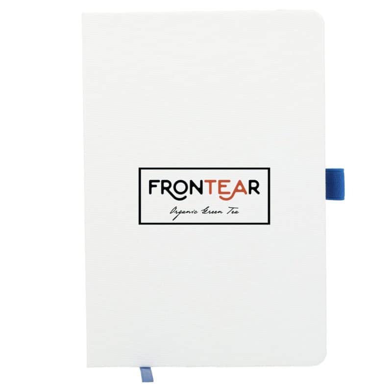 Custom 5.5'' x 8.5'' FSC® Recycled Bamboo Fiber Bound Notebook - 6