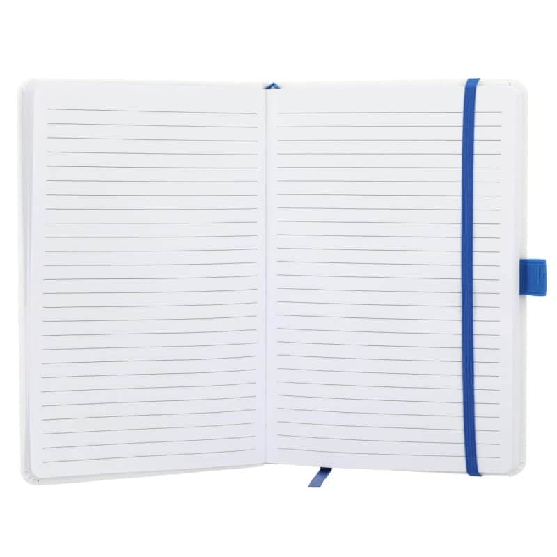 Custom 5.5'' x 8.5'' FSC® Recycled Bamboo Fiber Bound Notebook - 9