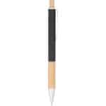 Custom Bamboo and Recycled Aluminum Soft Touch Ballpoint - 3