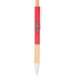 Custom Bamboo and Recycled Aluminum Soft Touch Ballpoint - 6