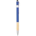 Custom Bamboo and Recycled Aluminum Soft Touch Ballpoint Stylus - 5