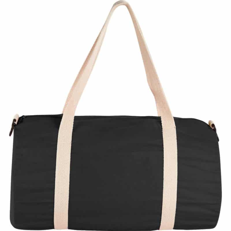 Custom Barrel 18'' 5oz Cotton Canvas Duffle Bag - 1