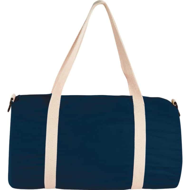 Custom Barrel 18'' 5oz Cotton Canvas Duffle Bag - 5