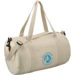 Custom Barrel 18'' 5oz Cotton Canvas Duffle Bag - 7