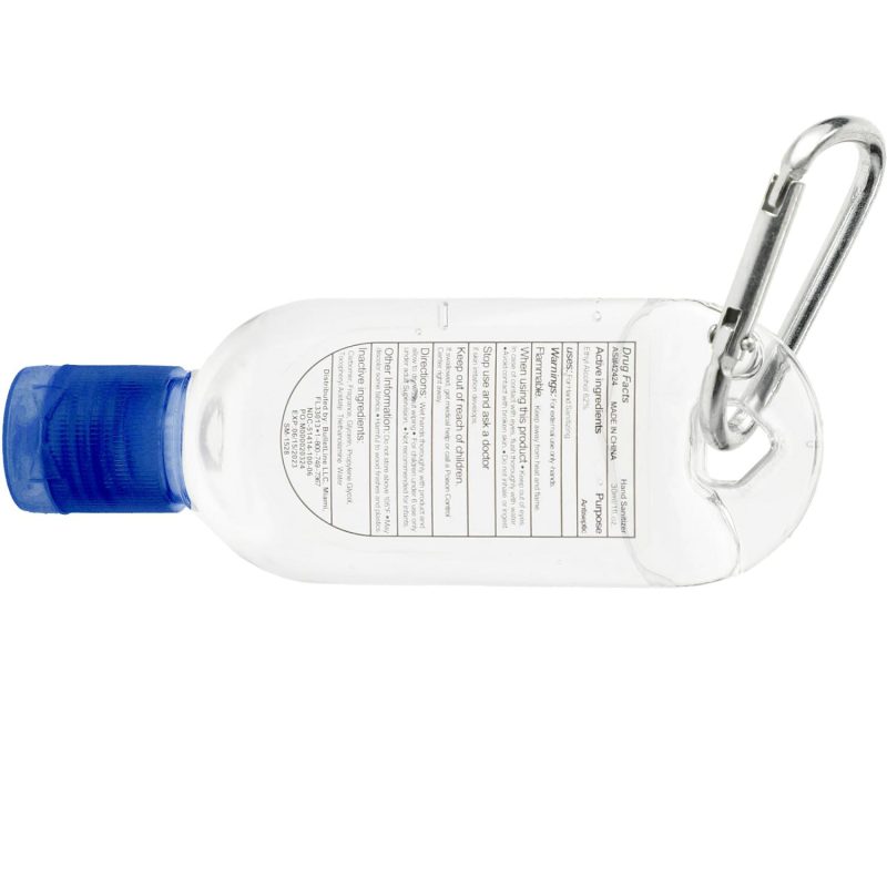 Custom Clip-N-Go 1oz Hand Sanitizer with Mini Carabiner - 1