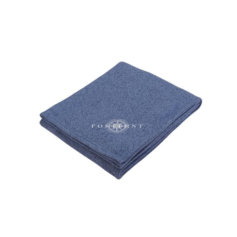 Custom Heathered Fleece Throw Blanket 50'' x 60'' Unfolded - 5