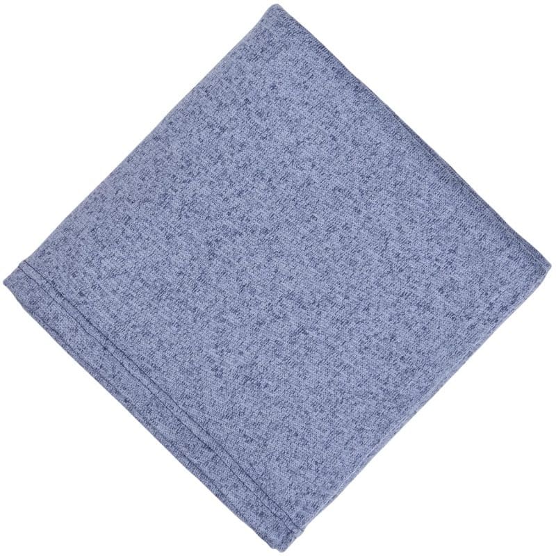 Custom Heathered Fleece Throw Blanket 50'' x 60'' Unfolded - 8