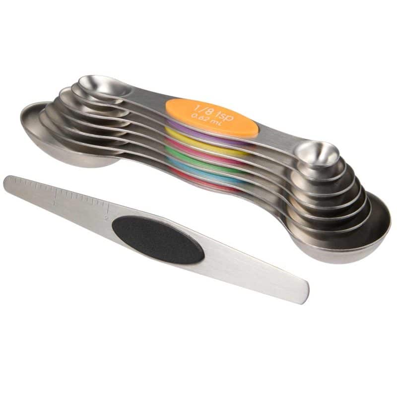 Custom Kitchi Magnetic Measuring 8-Piece Spoon Set - 1