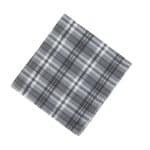 Custom Rollable Plaid Fleece Throw Blanket 50'' x 60'' Unfolded - 1