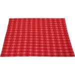 Custom Rollable Plaid Fleece Throw Blanket 50'' x 60'' Unfolded - 8