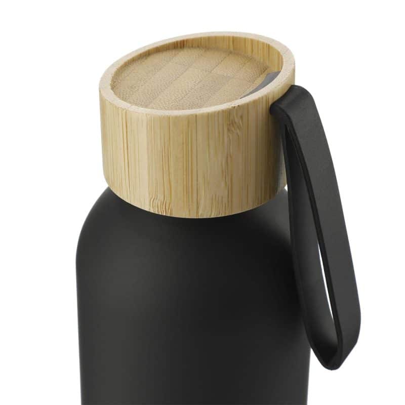 Custom Ryze Aluminum Sports Water Bottle 22 oz with FSC® Bamboo Lid - 4