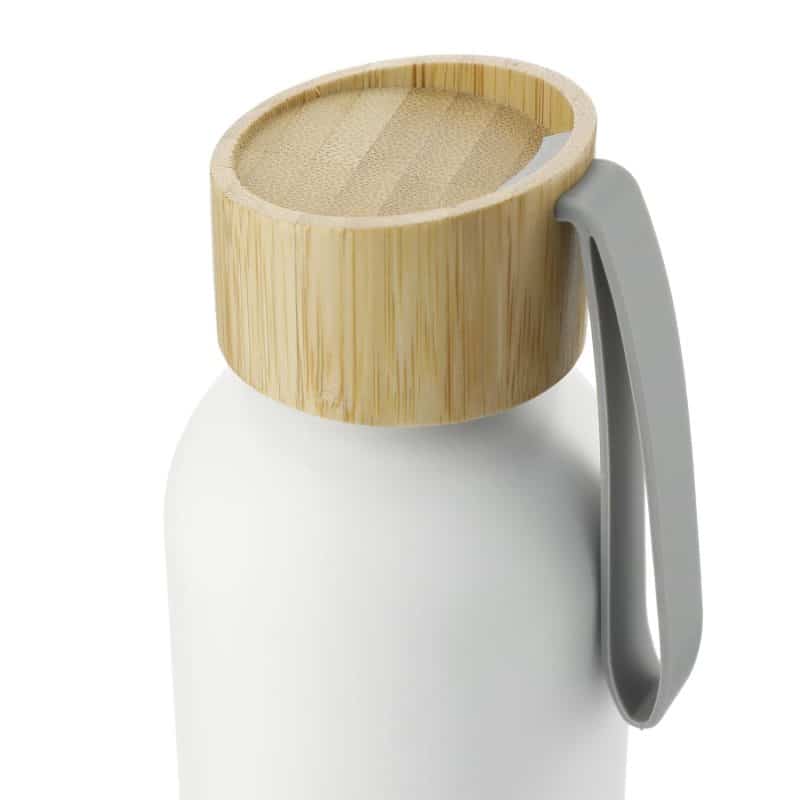 Custom Ryze Aluminum Sports Water Bottle 22 oz with FSC® Bamboo Lid - 8
