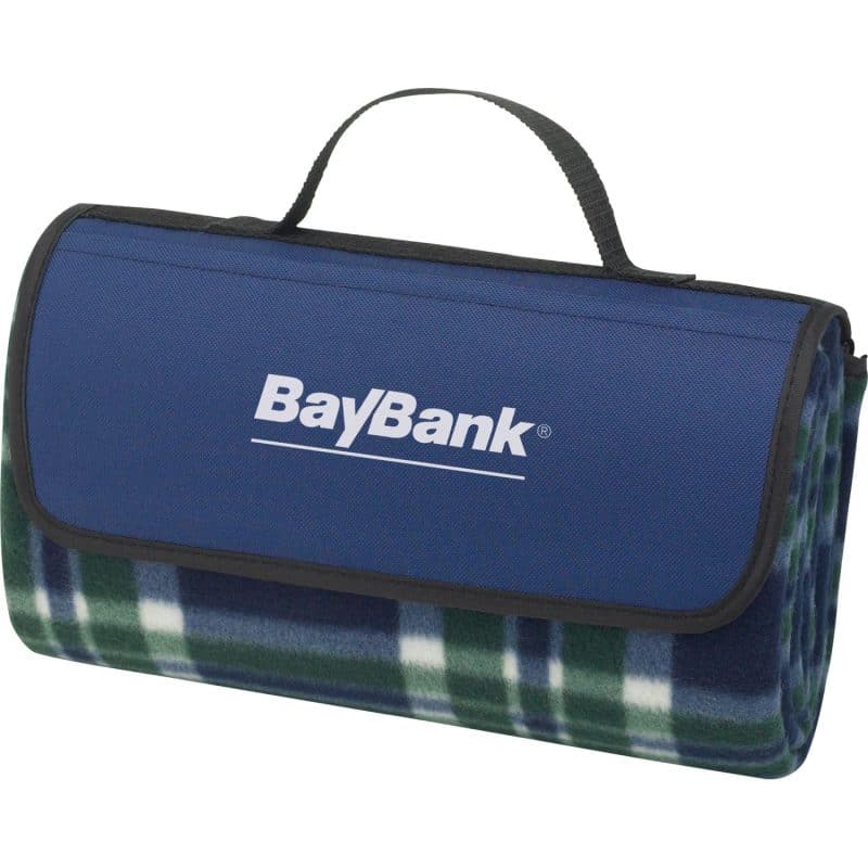 Custom Cozy Park Fleece Blanket - 52'' x 49'' Unfolded - 5