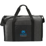 Custom Grid Boxy Duffle Bag