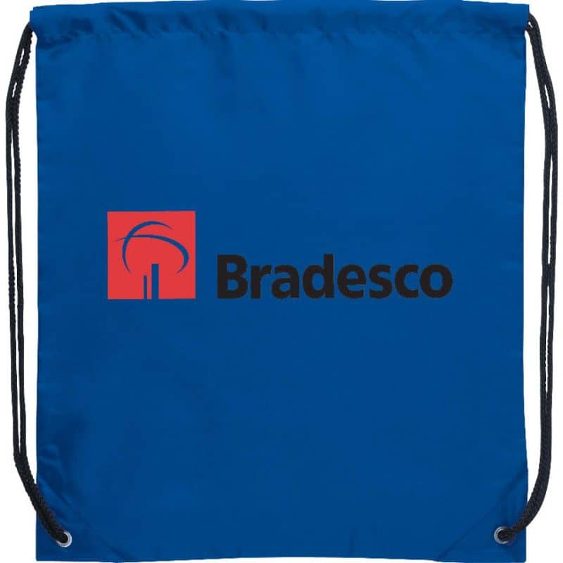 Custom Oriole Polyester Drawstring Bag - 9