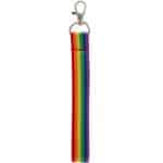 Custom Rainbow Recycled Wrist Lanyard - 3