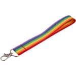 Custom Rainbow Recycled Wrist Lanyard - 5