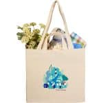 Custom Organic 6oz Cotton Dual Carry Tote - 3