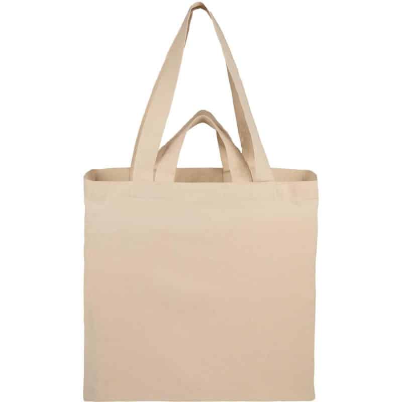 Custom Organic 6oz Cotton Dual Carry Tote - 6