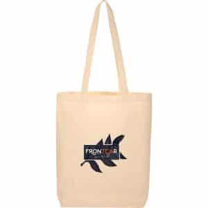 Custom Organic 5oz Cotton Wide Bottom Tote
