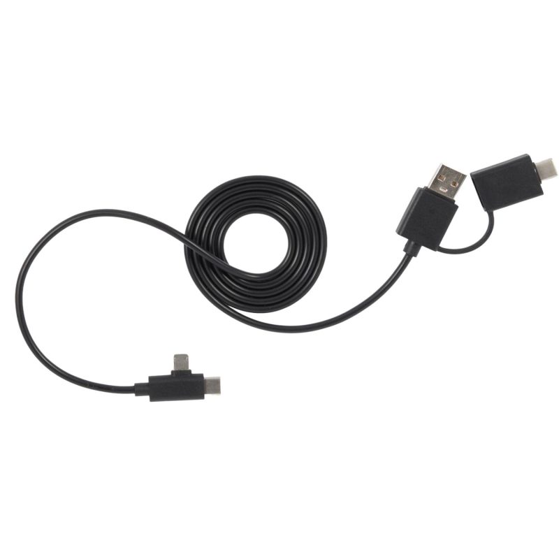 Custom 5-in-1 Recycled Long Charging Cable - 1