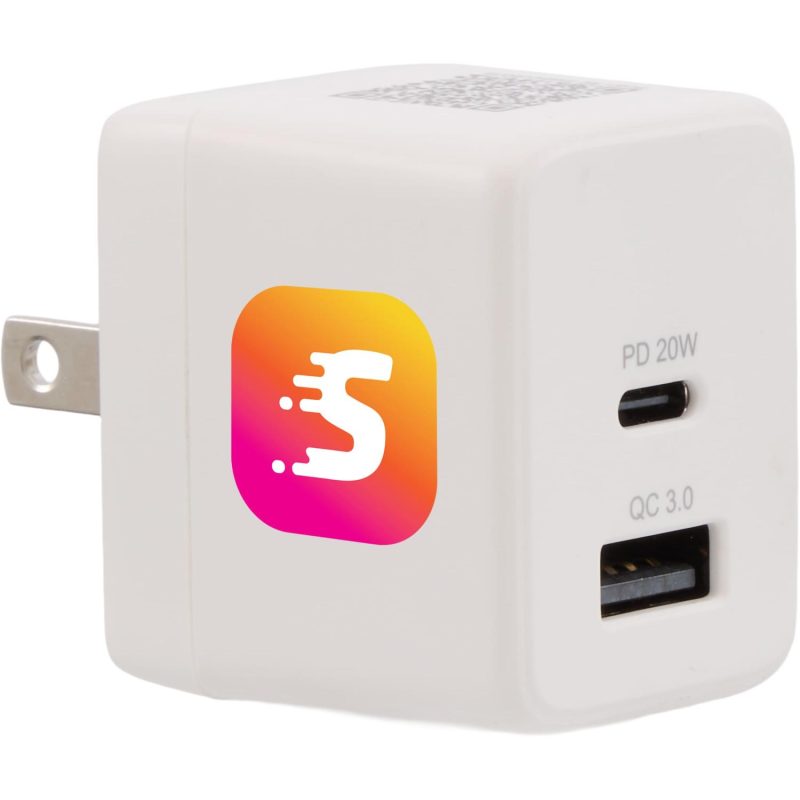 ETL-Listed-20W-Dual-USB-A-and-C-Wall-Charger-SM-2855 Custom ETL Listed 20W Dual USB-A and C Wall Charger