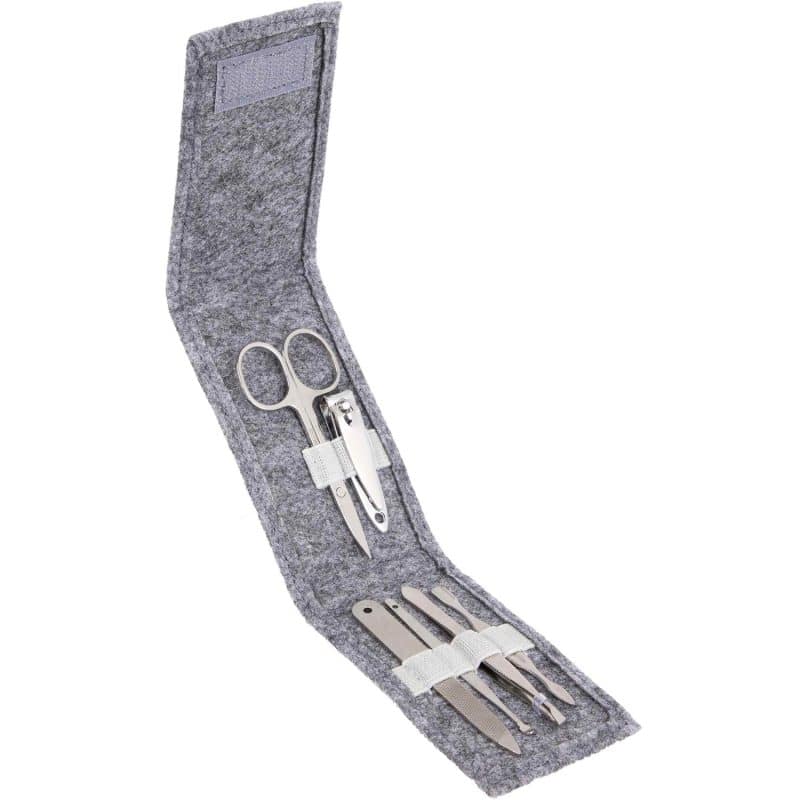 Custom THE GOODS™ Recycled Felt 6-Piece Manicure Set - 5