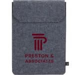 Custom THE GOODS™ Recycled Felt Business Sleeve
