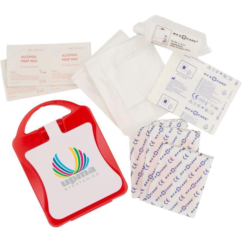 Custom 21-Piece First Aid Kit with Recycled Case - 2