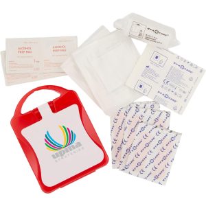 Custom 21-Piece First Aid Kit with Recycled Case