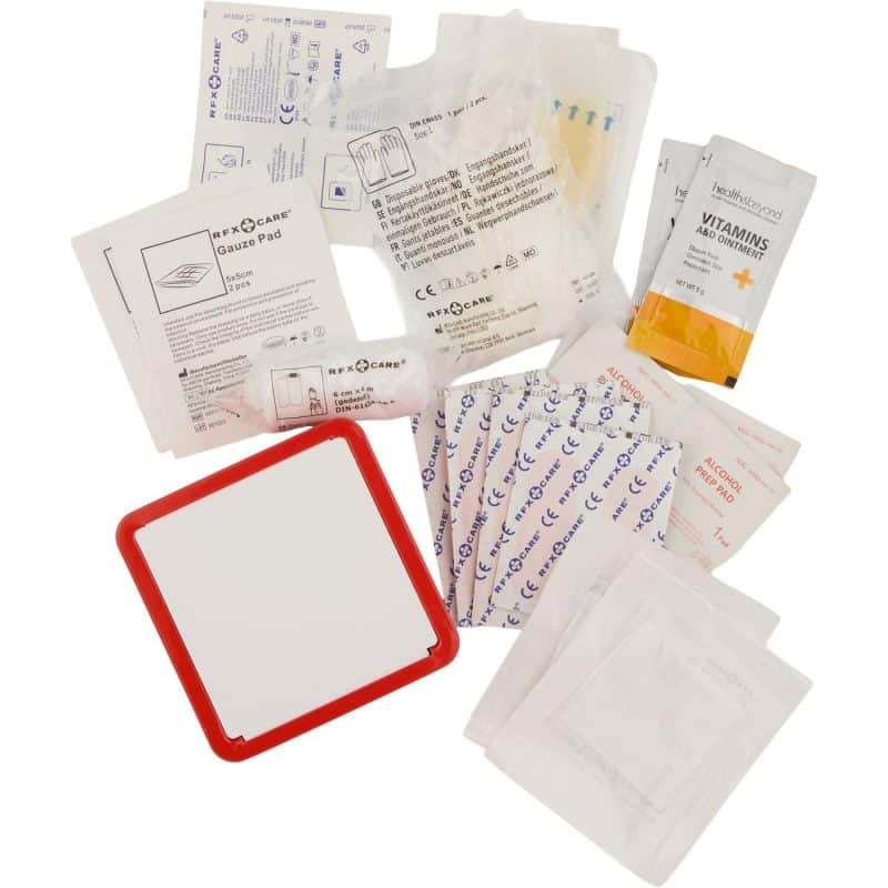 Custom 30-Piece First Aid Kit with Tin Case - 1