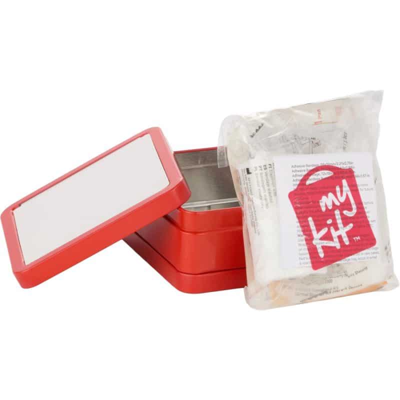 Custom 30-Piece First Aid Kit with Tin Case - 8