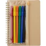 Custom 5" x 7" FSC® Mix Doodle Notebook with Markers? - 6