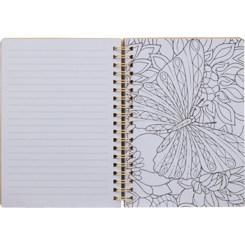 Custom 5" x 7" FSC® Mix Doodle Notebook with Markers? - 9