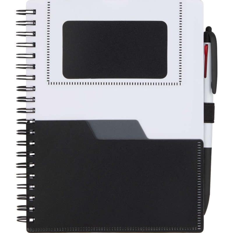Custom 5" x 7" FSC® Recycled Stash Spiral Notebook - 1