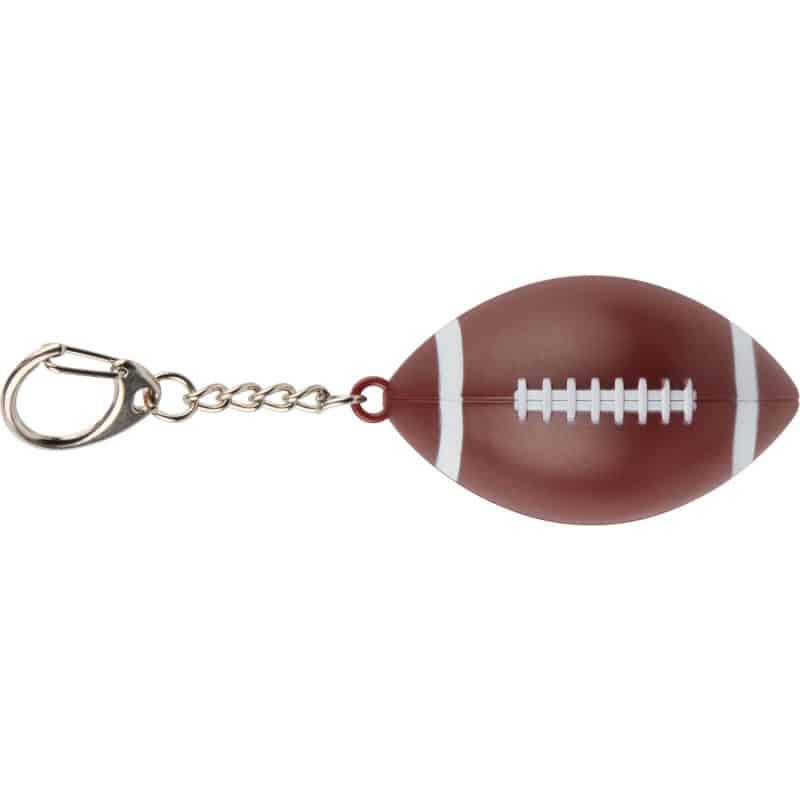 Custom Football SPF15 Lip Balm with Keychain - 1