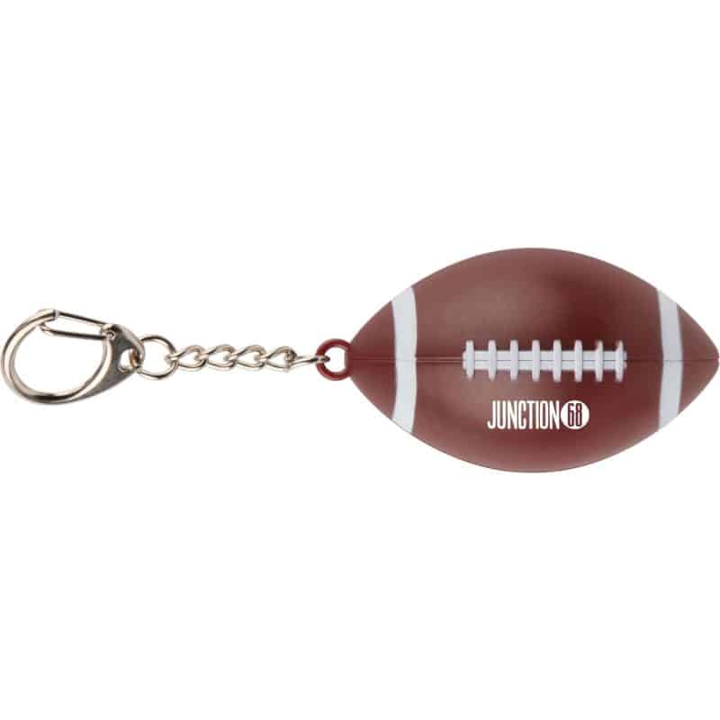 Custom Football SPF15 Lip Balm with Keychain