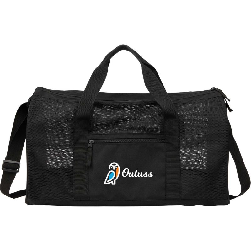 Custom Mesh Recycled Duffle Bag