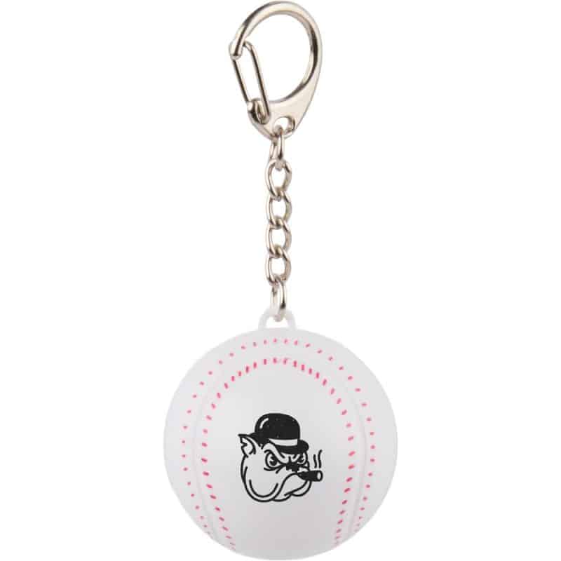 Custom Recycled Baseball SPF15 Lip Balm Keychain