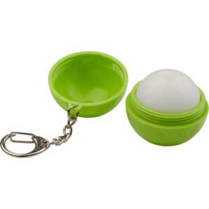 Custom Recycled Pickleball SPF15 Lip Balm Keychain