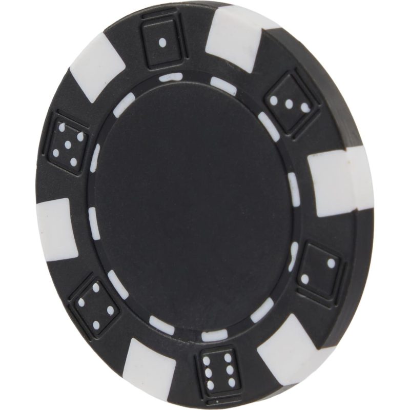 Custom Recycled Poker Chip Ball Marker - 3